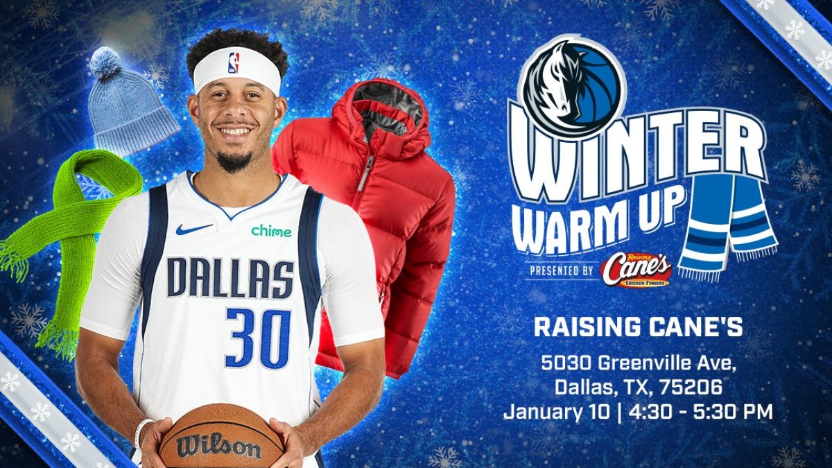 Dallas Mavericks partner with Raising Canes to host ‘Winter Warm Up’ drive – NBC 5 Dallas-Fort Worth