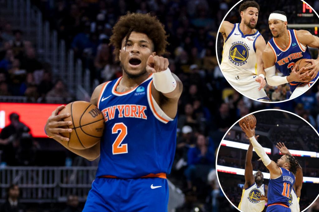 Miles McBride does it all as Knicks gut out win over Warriors