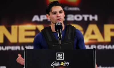 Ryan Garcia misses weight ahead of fight with Devin Haney, ineligible to win WBC junior welterweight title