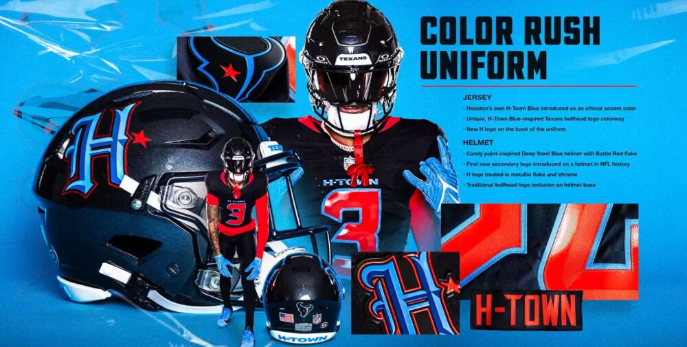 Houston Texans color rush (Photo Credit: Houston Texans)