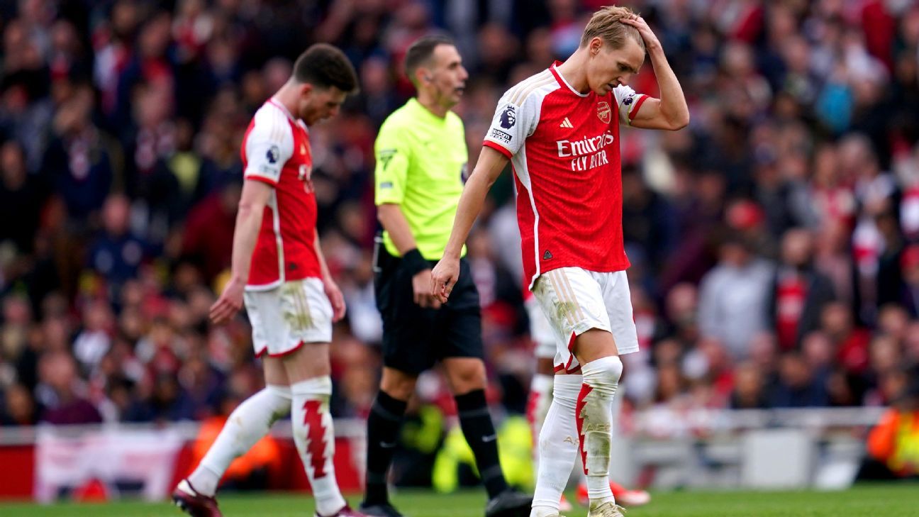 Arsenal's title bid stalled as Champions League offers redemption