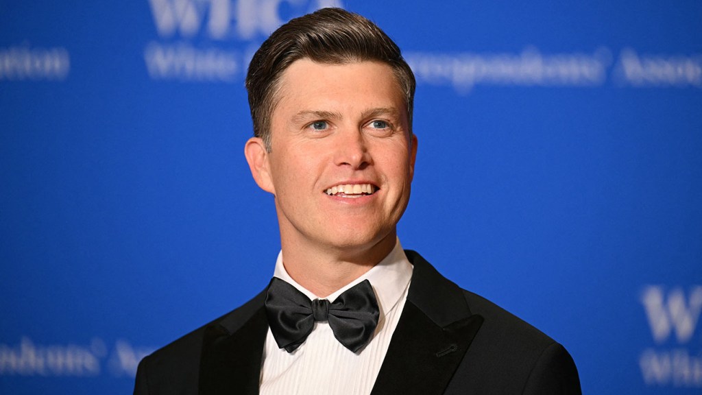 Colin Jost Roasts Media, Gets Sentimental With Biden at Correspondents Dinner