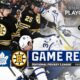 DeBrusk scores twice, Bruins defeat Maple Leafs in Game 1 of East 1st Round