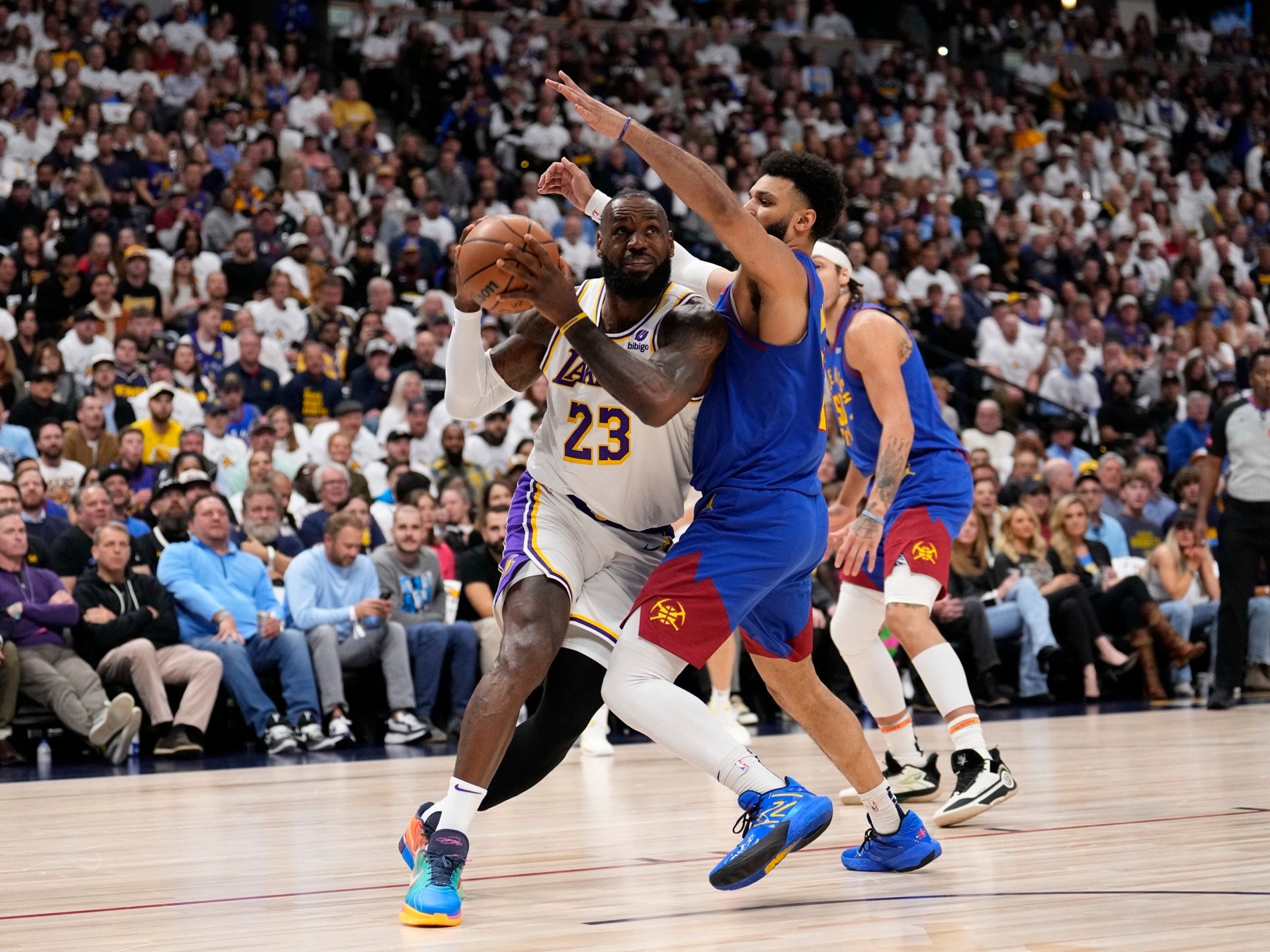 Defending NBA champs Denver beat LeBron’s Lakers 114-103 in playoff opener | Basketball News