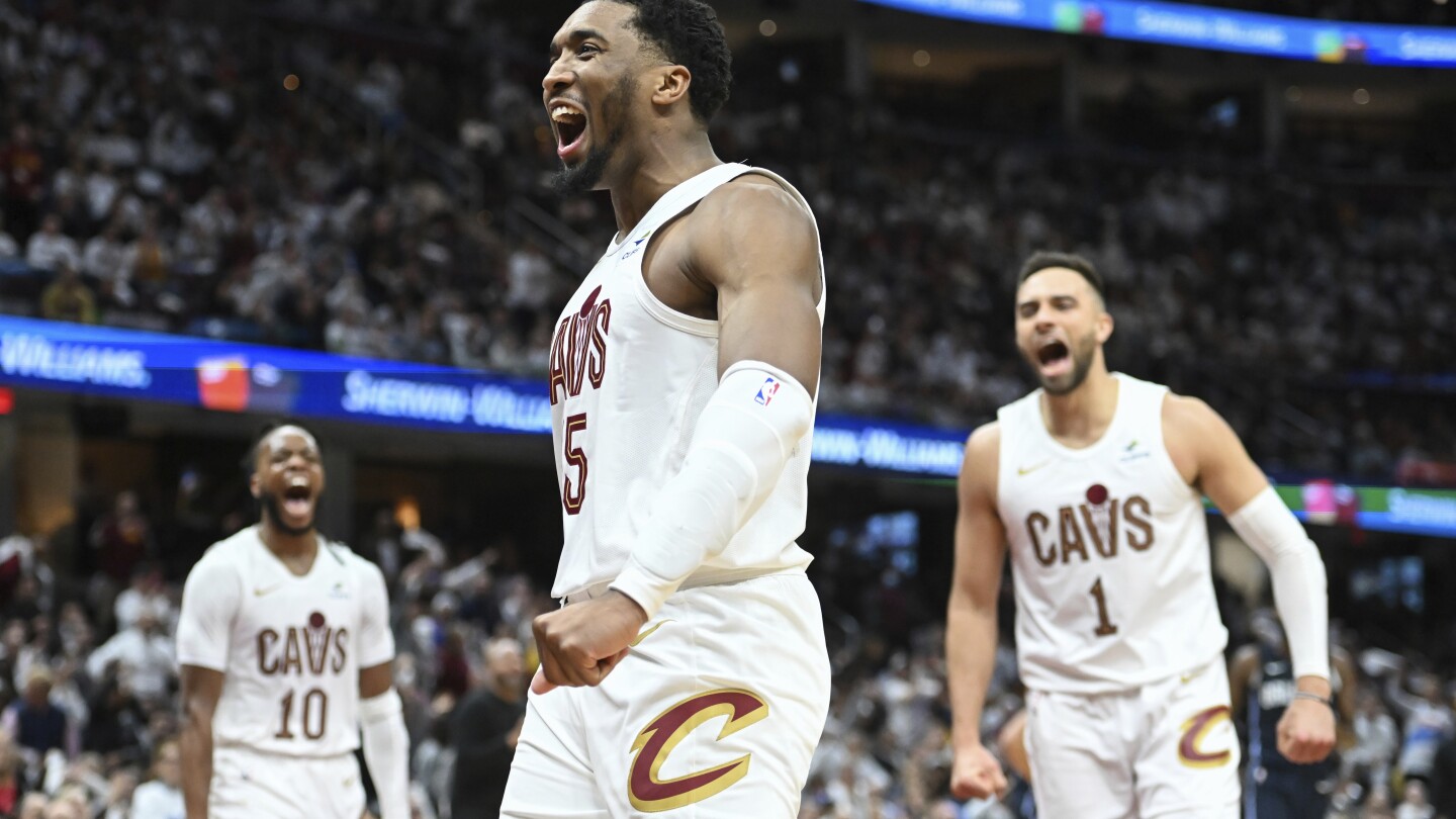 Donovan Mitchell scores 30, Cavaliers open playoffs with tough-minded 97-83 win in Game 1 over Magic