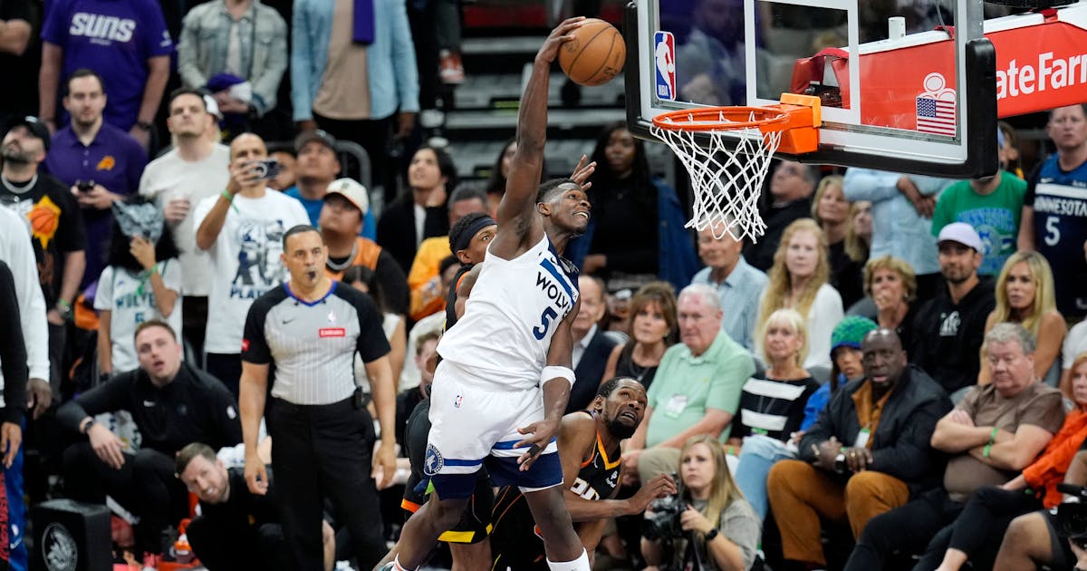 Fourth quarter is Anthony Edwards' time to punctuate Timberwolves' series sweep of Suns