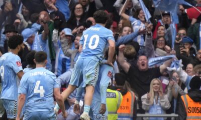 Man United escapes with shootout win after blowing 3-goal lead against Coventry in FA Cup semifinal