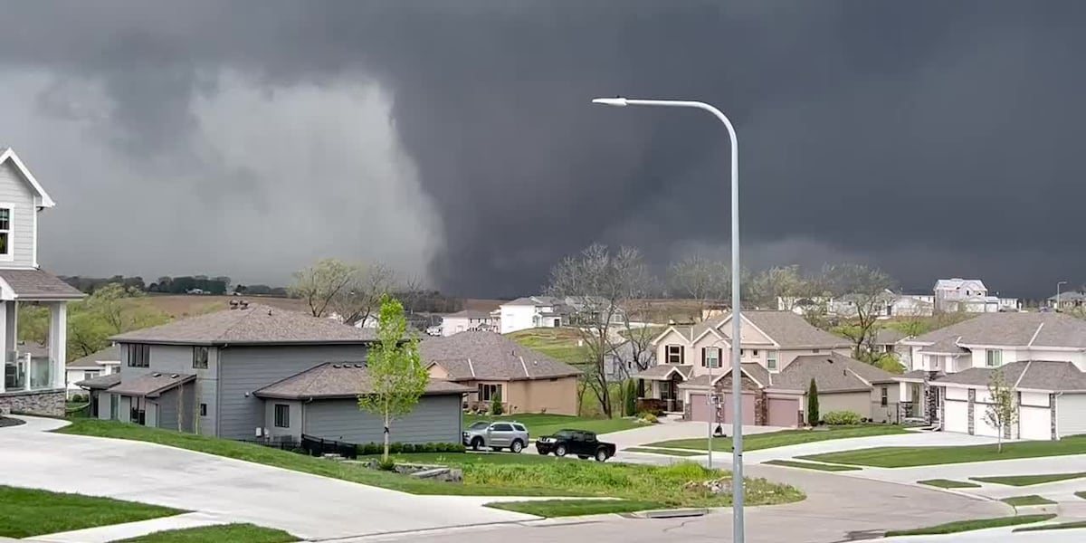 Midwest tornadoes flatten homes in Nebraska suburbs and leave trails of damage in Iowa