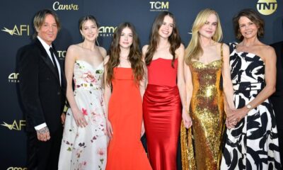 Nicole Kidman and Keith Urban’s Daughters Pose With Their Parents at AFI Life Achievement Award Gala