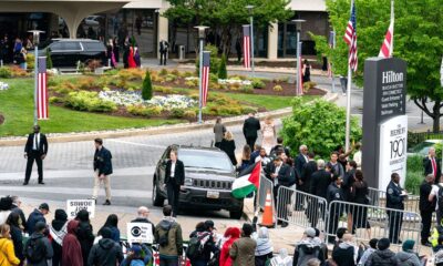 Protesters Gather Outside White House Correspondents Dinner