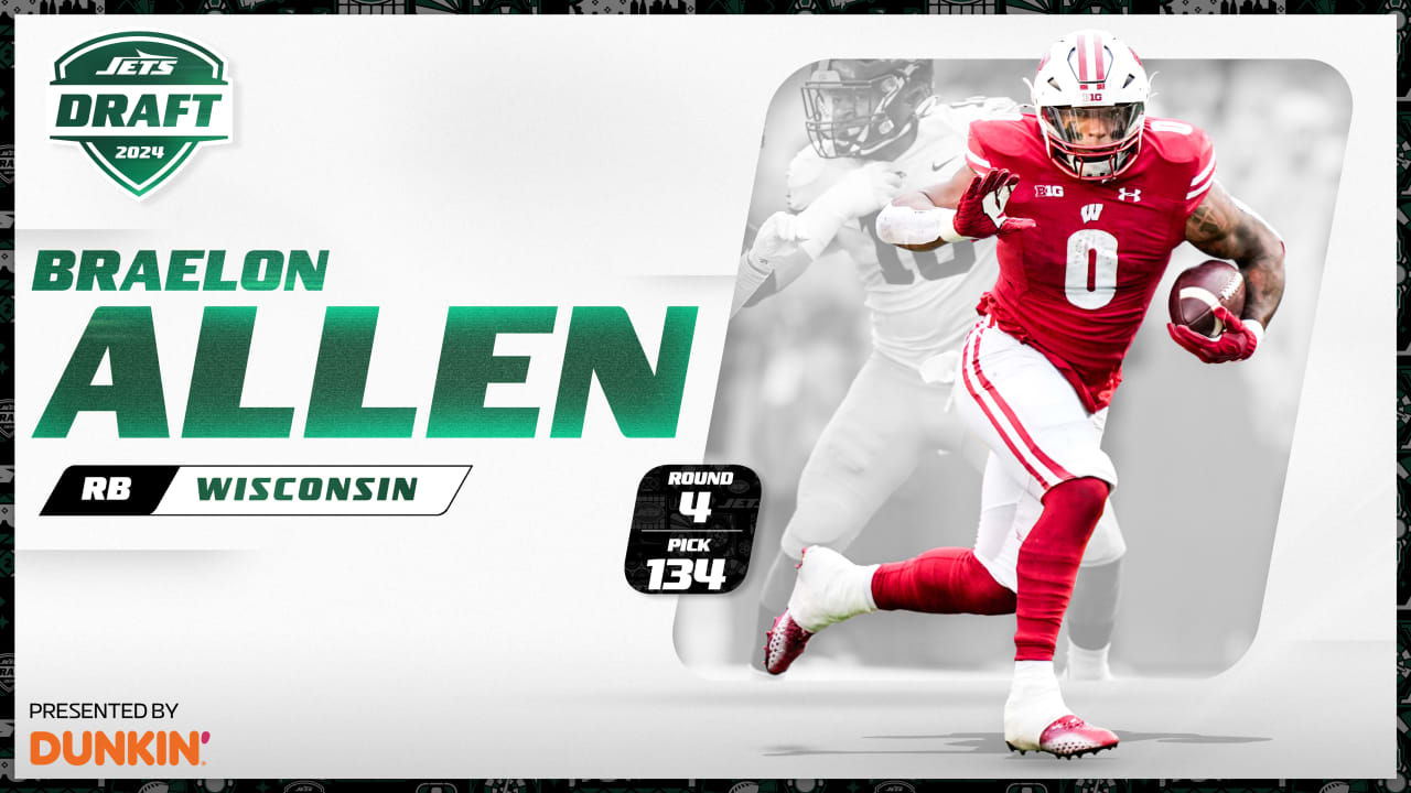 RB Braelon Allen, Wisconsin, Round 4, Pick 134