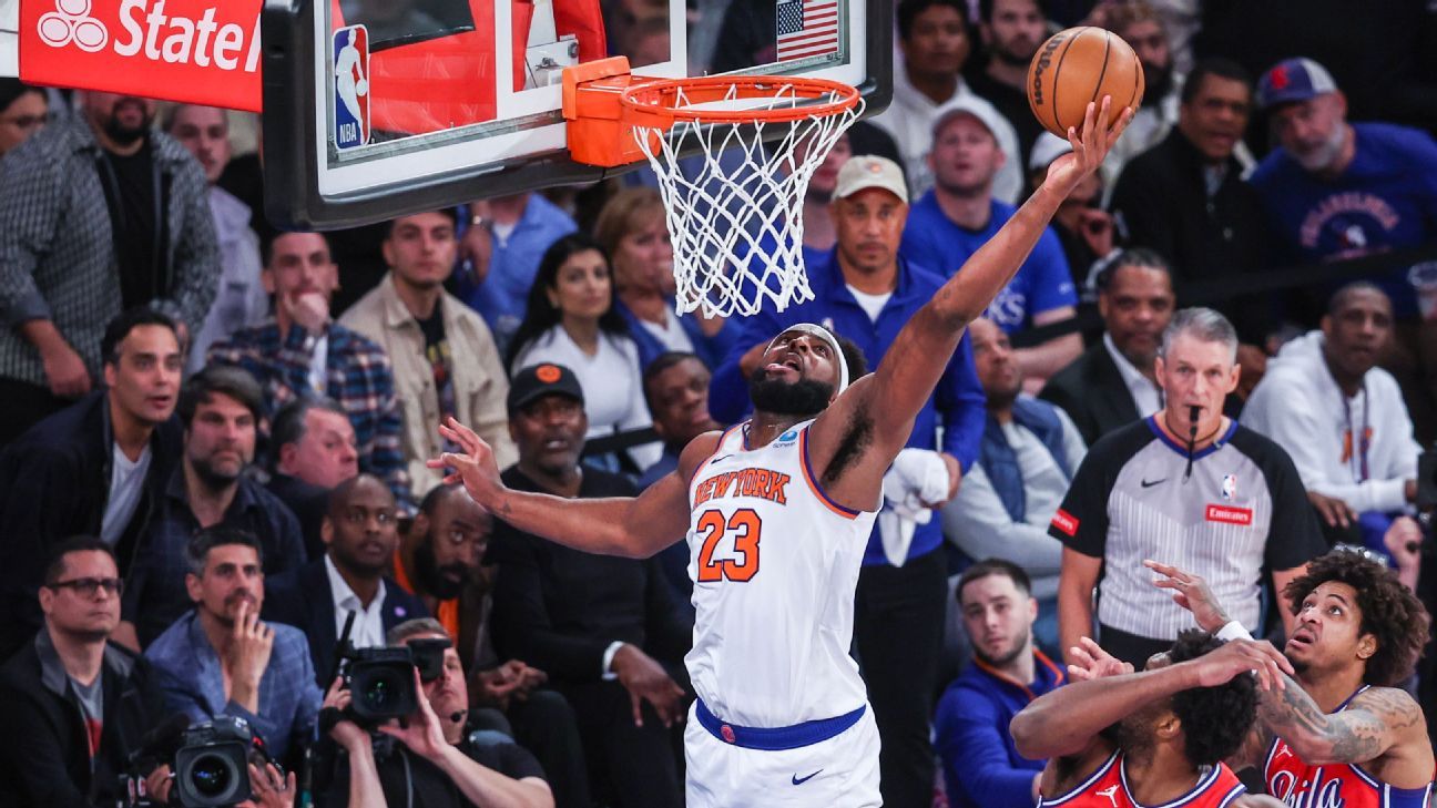 Sixers aim to clean up on glass in Game 2 vs. Knicks