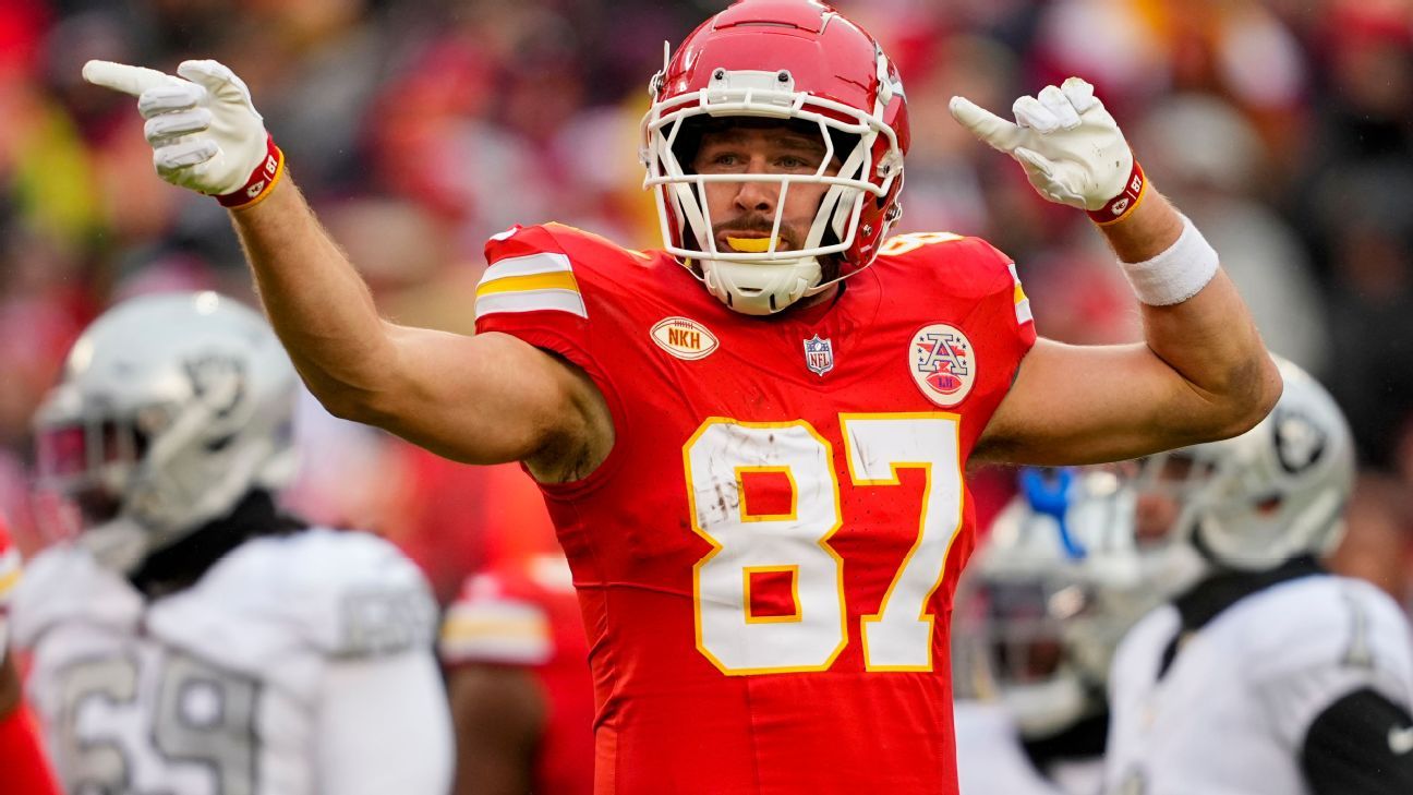 Source - Chiefs sign Travis Kelce to 2-year, $34.25M contract