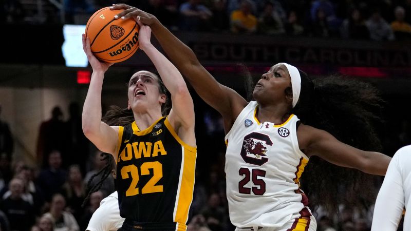 The NCAA women’s basketball final outrated the men’s for the first time ever