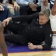 Timberwolves coach Chris Finch tears knee tendon after collision