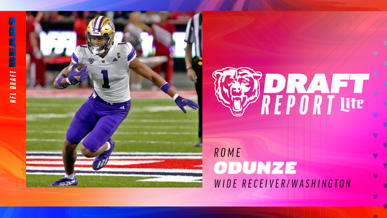 Wide receiver Rome Odunze, Washington, Round 1, Pick 9