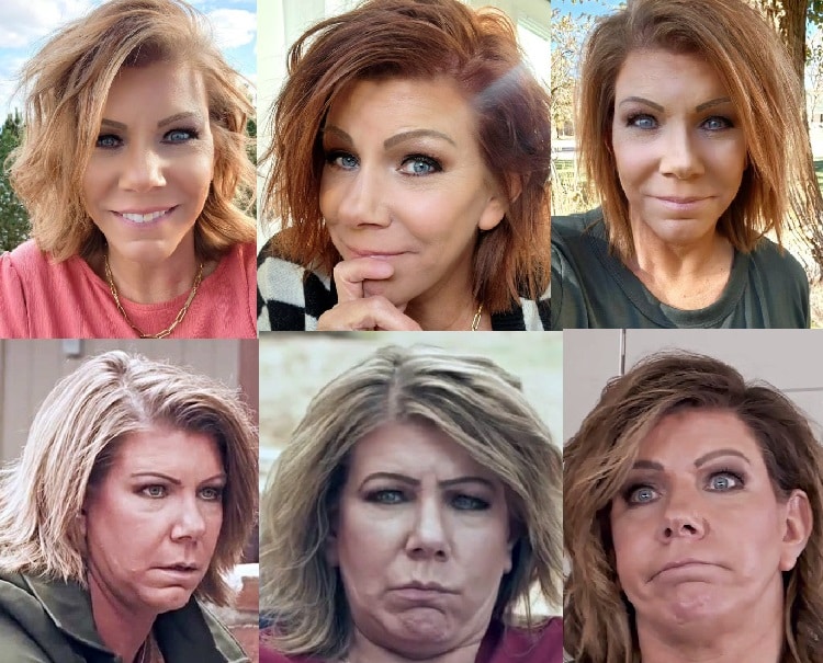 Sister Wives: Meri Brown - photoshopped vs. natural pics