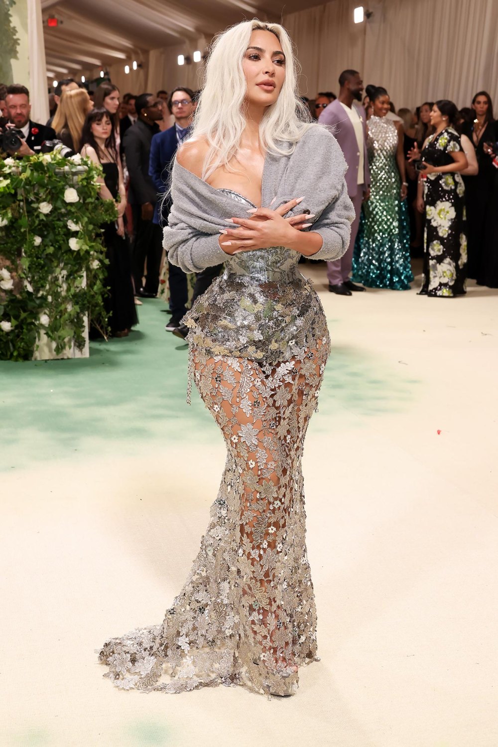 Kim Kardashian Does Her Best to Explain Divisive 2024 Met Gala Look 2