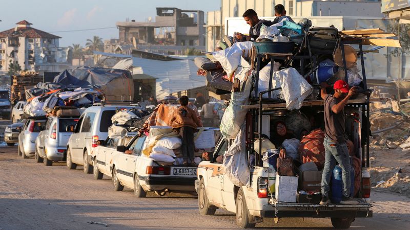 Palestinians fleeing Rafah describe their fear and despair: ‘I am leaving for the unknown’