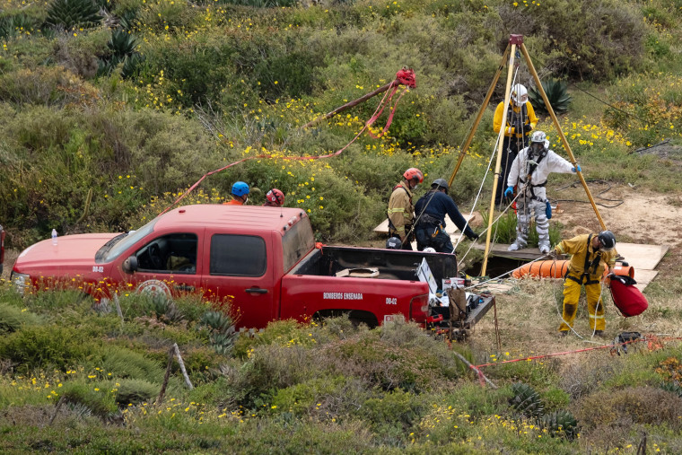 Mexican authorities recover the bodies of three surfers killed in Baja California. 