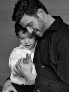 Actor Bryan Greenberg and his son are featured in Brooks Brothers' Father's Day campaign.