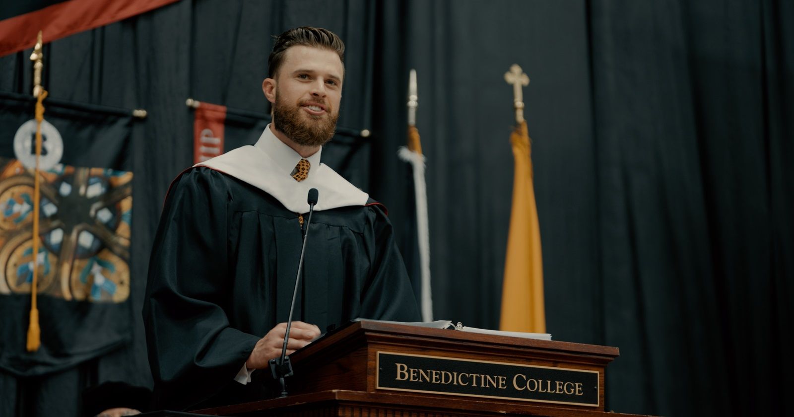 Chiefs’ Harrison Butker chides Catholic leaders in Benedictine College commencement address 