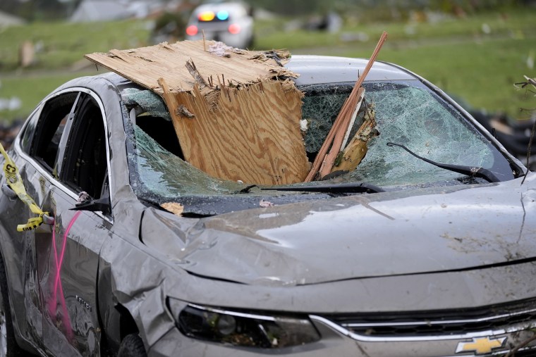 Deadly tornado obliterates Iowa town as severe weather moves south