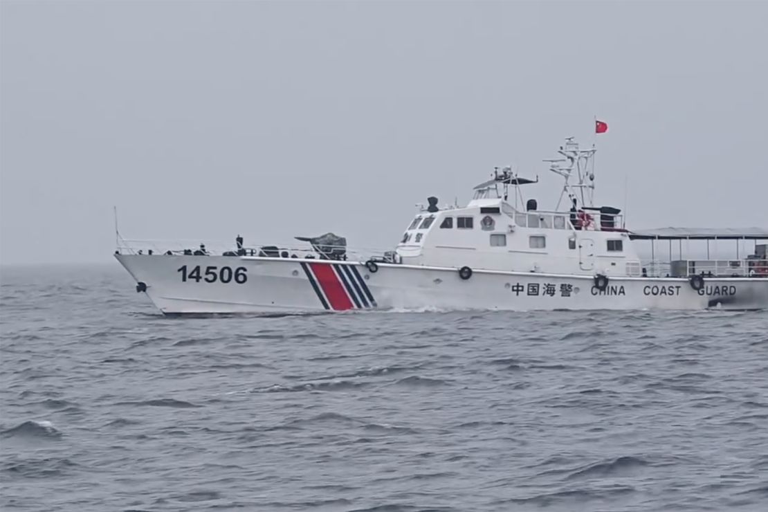 China Coast Guard drill near Taiwan.