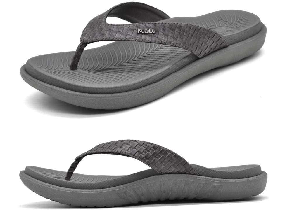 KuaiLu Women's Yoga Foam Flip Flops