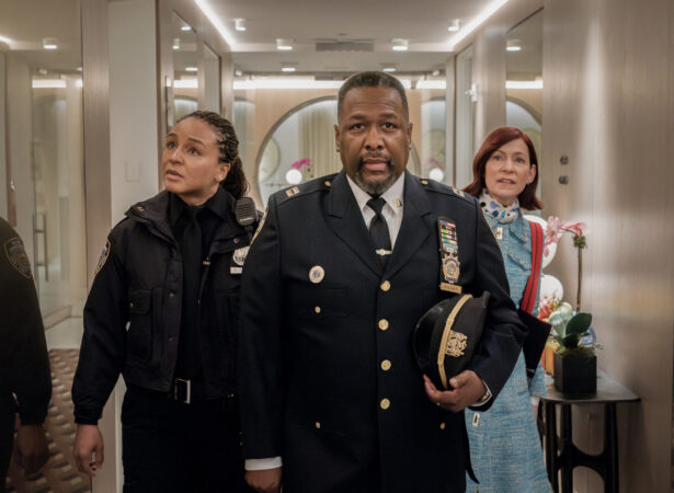 Elsbeth CBS Episode Carra Patterson, Wendell Pierce, and Carrie Preton HR