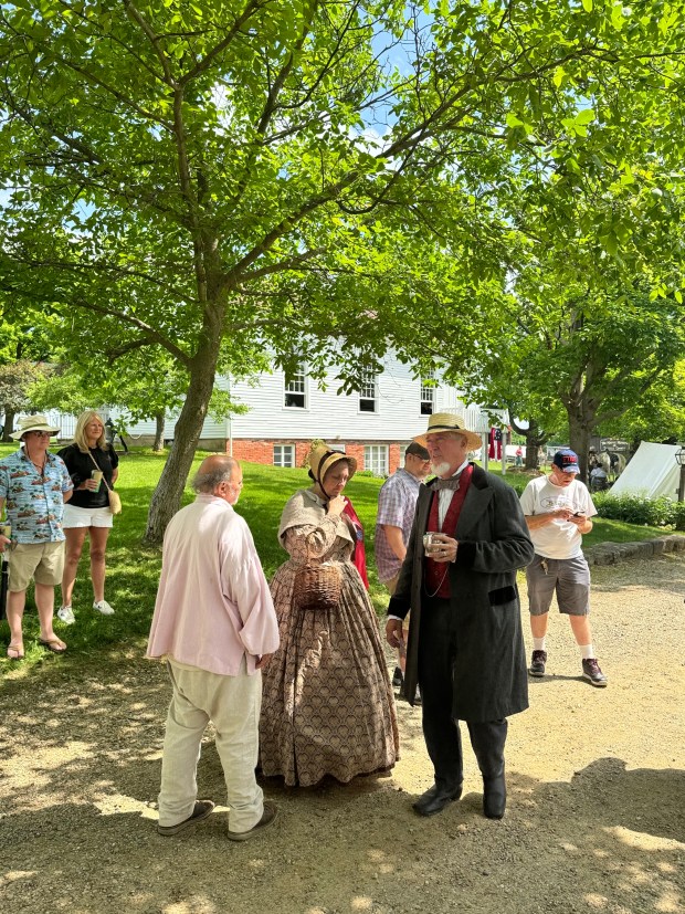 During Burton Century Village's Civil War Encampment event this weekend, spectators could find history at every corner throughout the museum. (Marah Morrison -- The News-Herald)