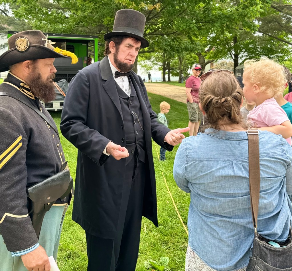 Civil War history at every corner at Burton Century Village event