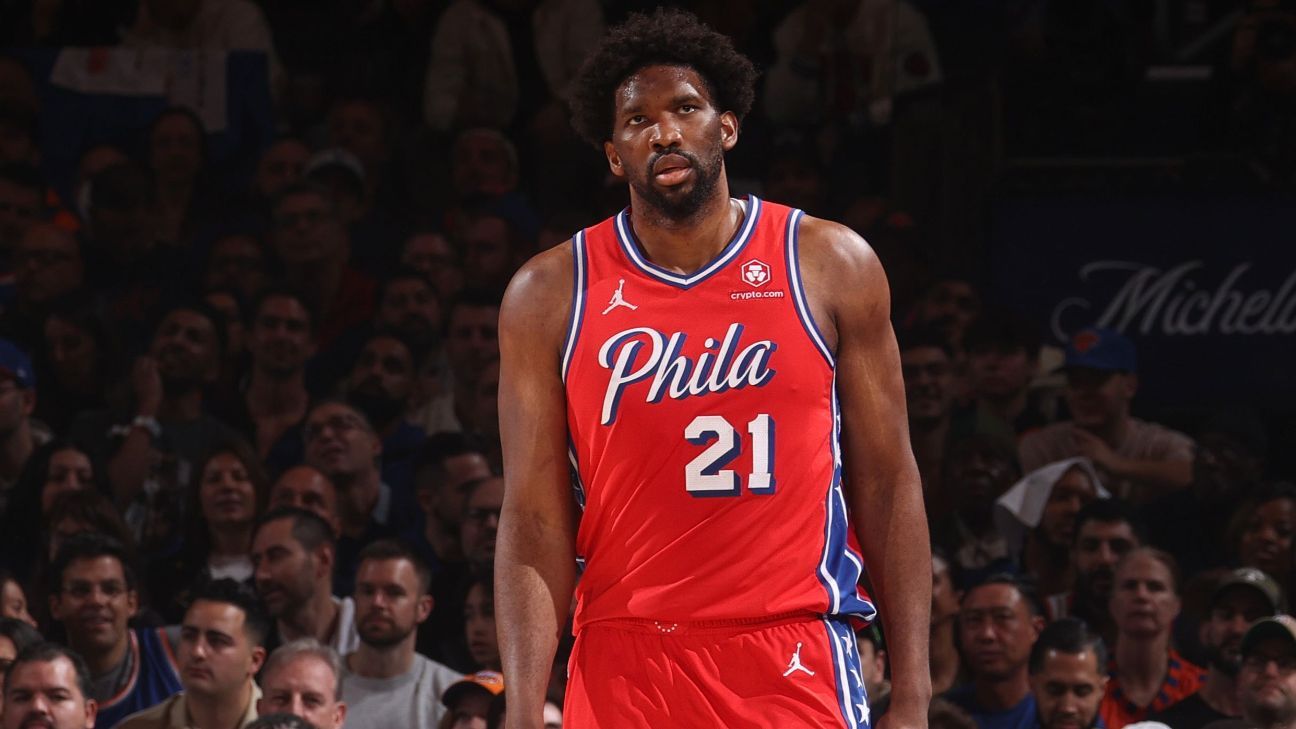 76ers' Joel Embiid misses shootaround but starts Game 5