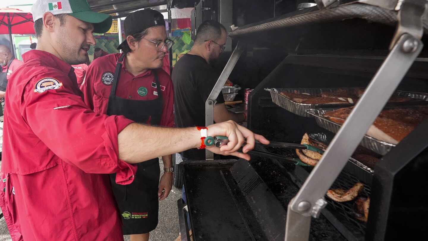 At the 'Super Bowl of Swine,' global barbecuing traditions are the wood-smoked flavor of the day