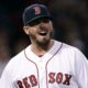 Boston Red Sox relief pitcher Austin Maddox reacts during the sixth inning of a baseball game at Fenway Park in Boston, Thursday, Sept. 28, 2017. (AP Photo/Charles Krupa, File)