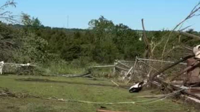 Barnsdall, OK residents shaken after tornado leaves path of destruction