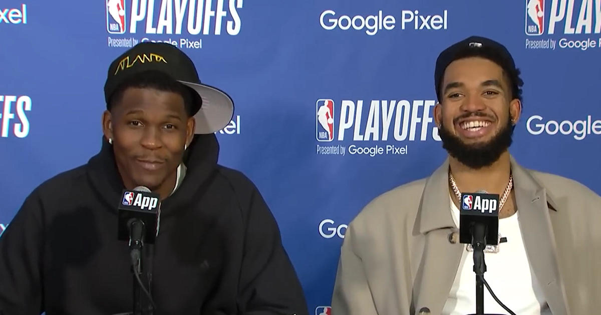 Best moments from Anthony Edwards and Karl-Anthony Towns' presser after Timberwolves' Game 7 win over Nuggets