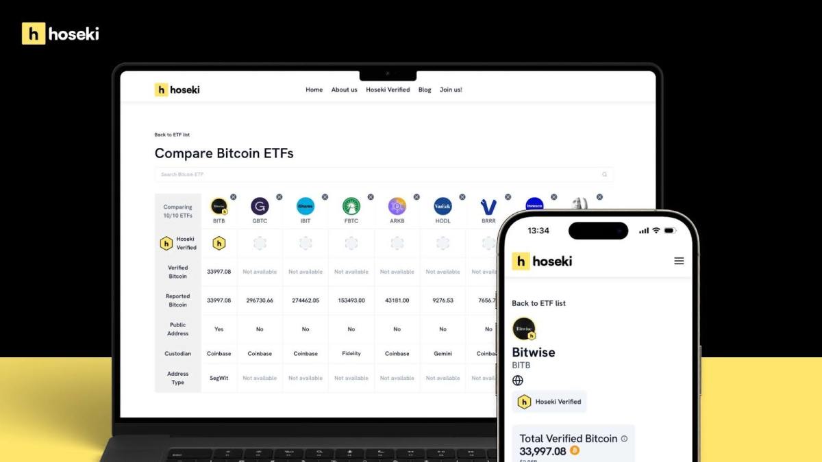 Bitwise First To Join New Spot Bitcoin ETF Transparency Dashboard By Hoseki