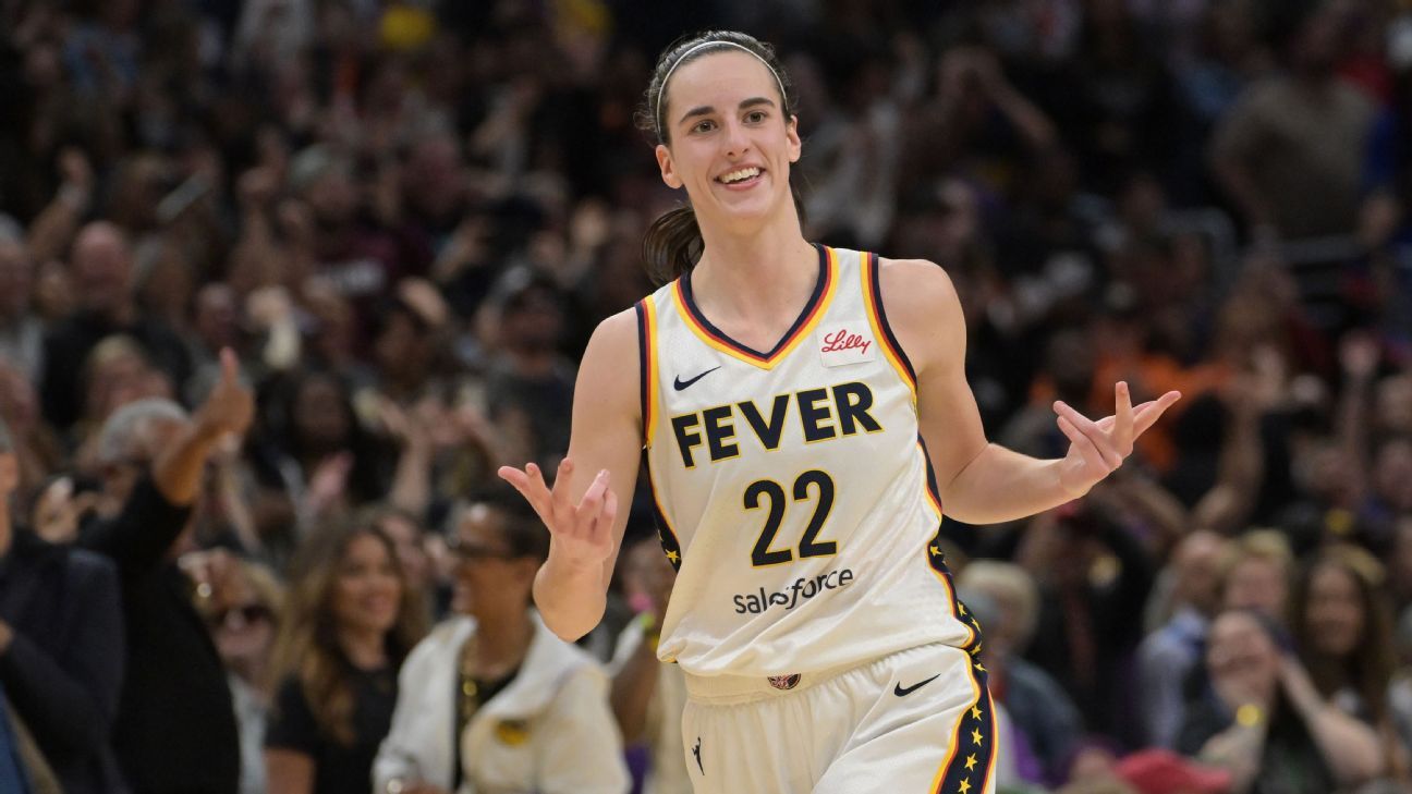 Caitlin Clark's deep 3 buries Sparks, secures Fever's 1st win