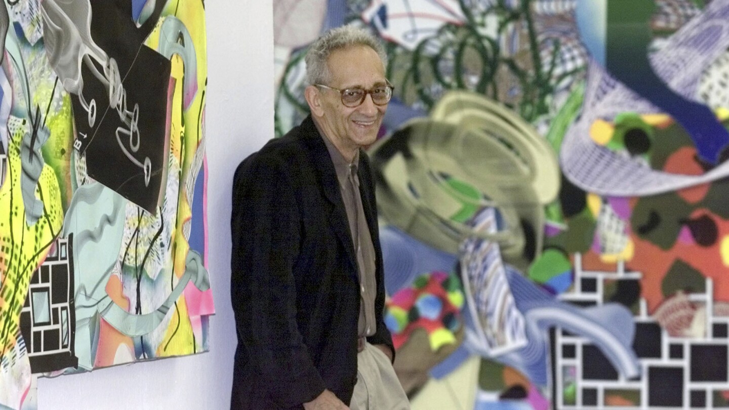 Frank Stella, artist renowned for blurring the lines between painting and sculpture, dies at 87