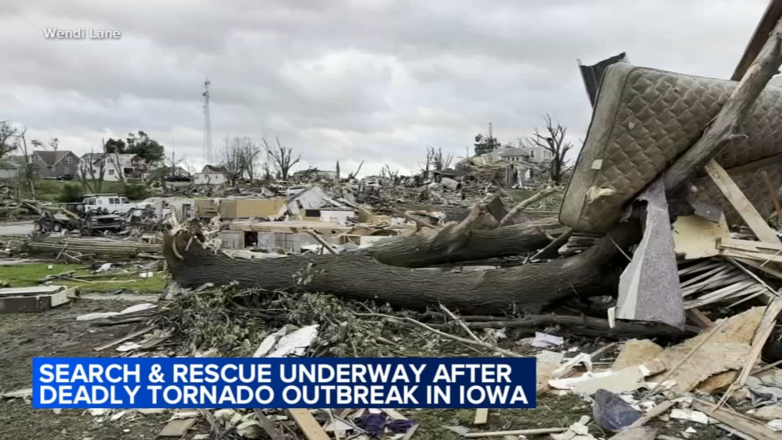 Greenfield, Iowa tornado, at least EF-3, kills 4, injures at least 35 leaves path of destruction and damage as storms hit Midwest