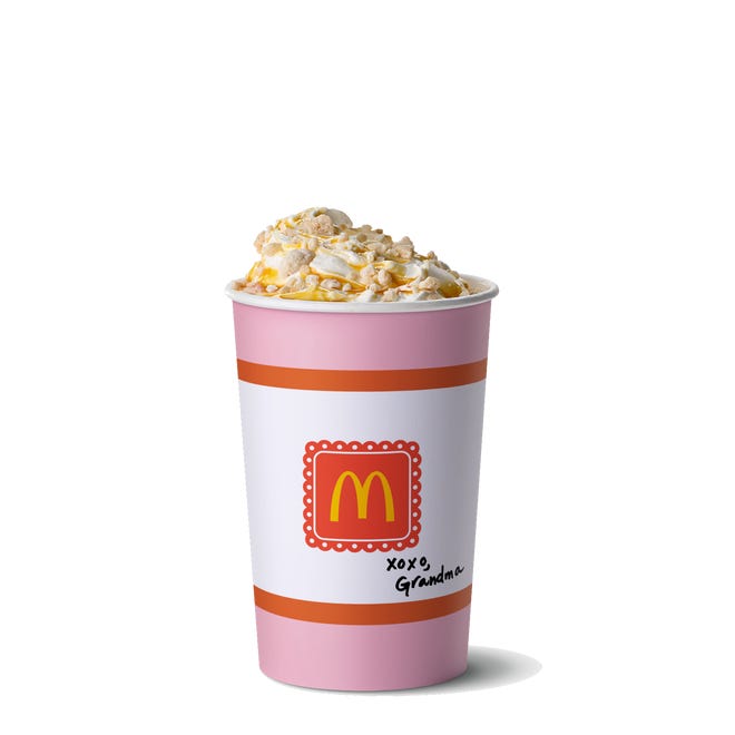 Grandma McFlurry will only be available at McDonald's locations nationwide for a limited time and while supplies last.