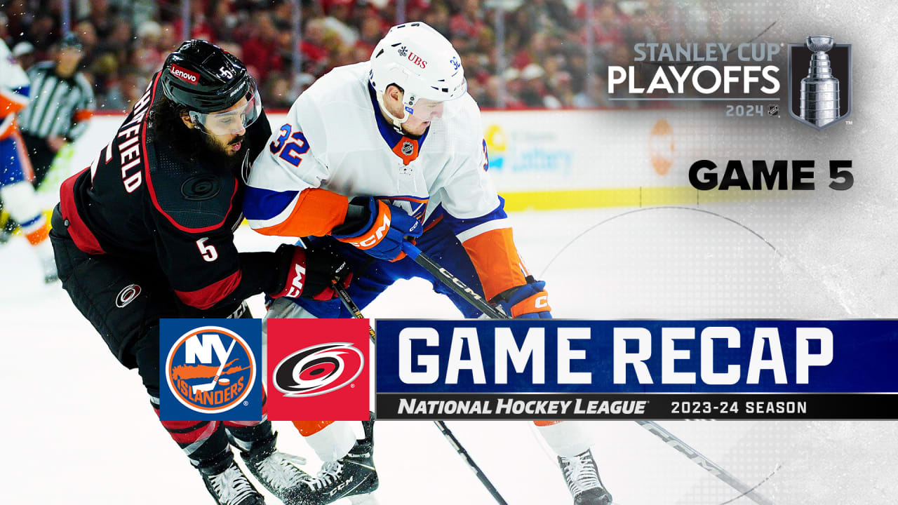 Hurricanes recover, eliminate Islanders with win in Game 5