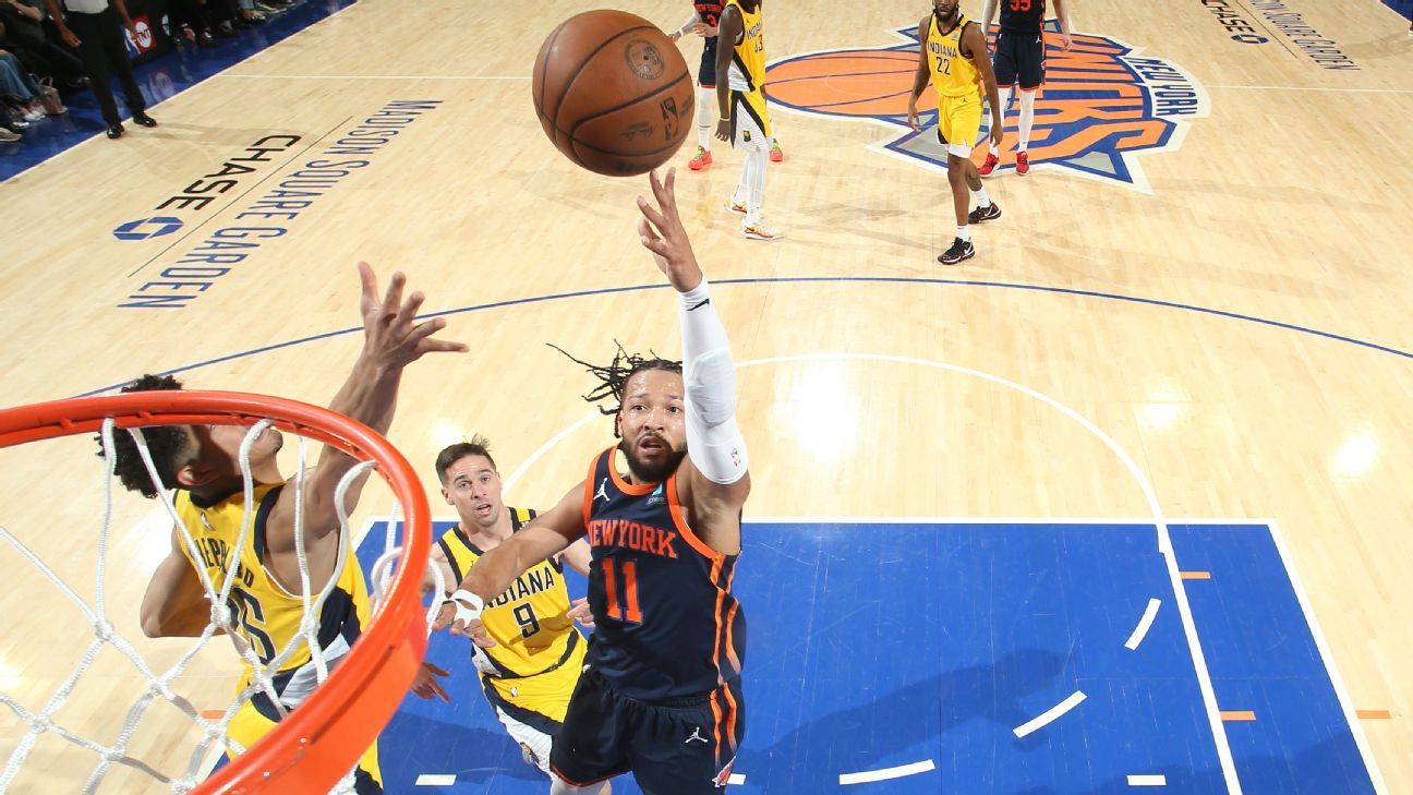 Jalen Brunson returns from injury, sparks Knicks to 2-0 lead over Pacers