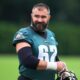 Jason Kelce’s Former Teammate Says He’s Been in Eagles Building ‘Almost Every Day’ Since Retiring