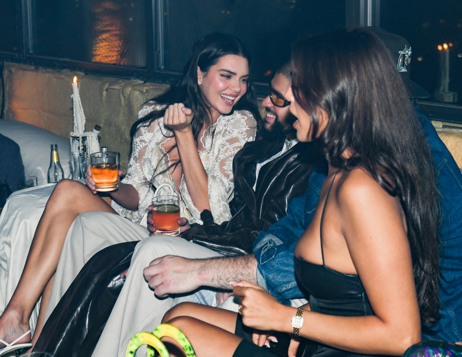 Kendall Jenner Bad Bunny and guests at the Après Met 2 Met Gala After Party hosted by Carlos Nazario Emily Ratajkowski...