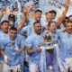 Man City fans party as Guardiola's dominant team wins a record fourth straight Premier League title