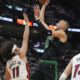 NBA playoffs: Celtics' Porzingis leaves game with calf tightness