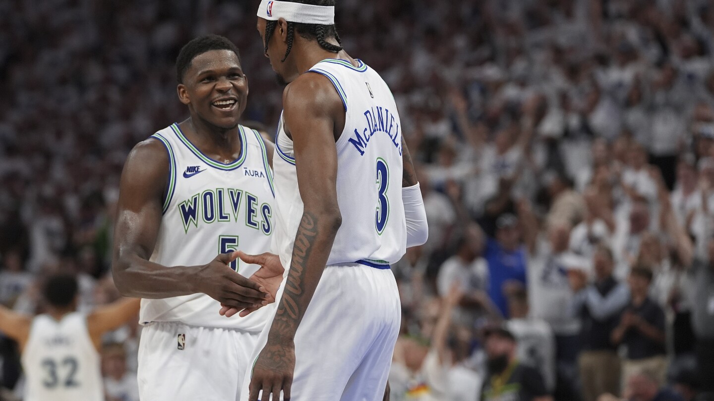 NBA playoffs: Edwards leads Wolves to 98-90 win to eliminate reigning champion Nuggets