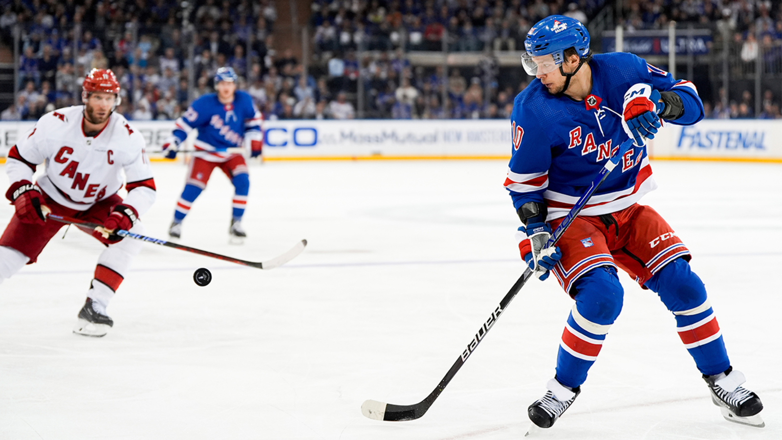 NHL playoffs: New York Rangers beat the Carolina Hurricanes 4-3 in double overtime to take 2-0 series lead